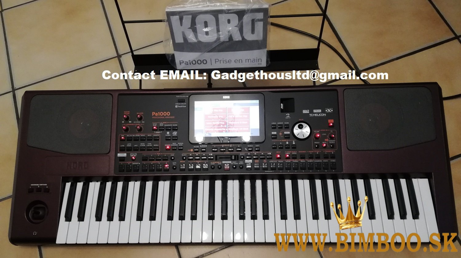 Korg Pa4X, Korg Pa5X, Korg PA-1000, Yamaha Genos, Yamaha PSR-SX900 , Korg Kronos2, Yamaha Montage 8