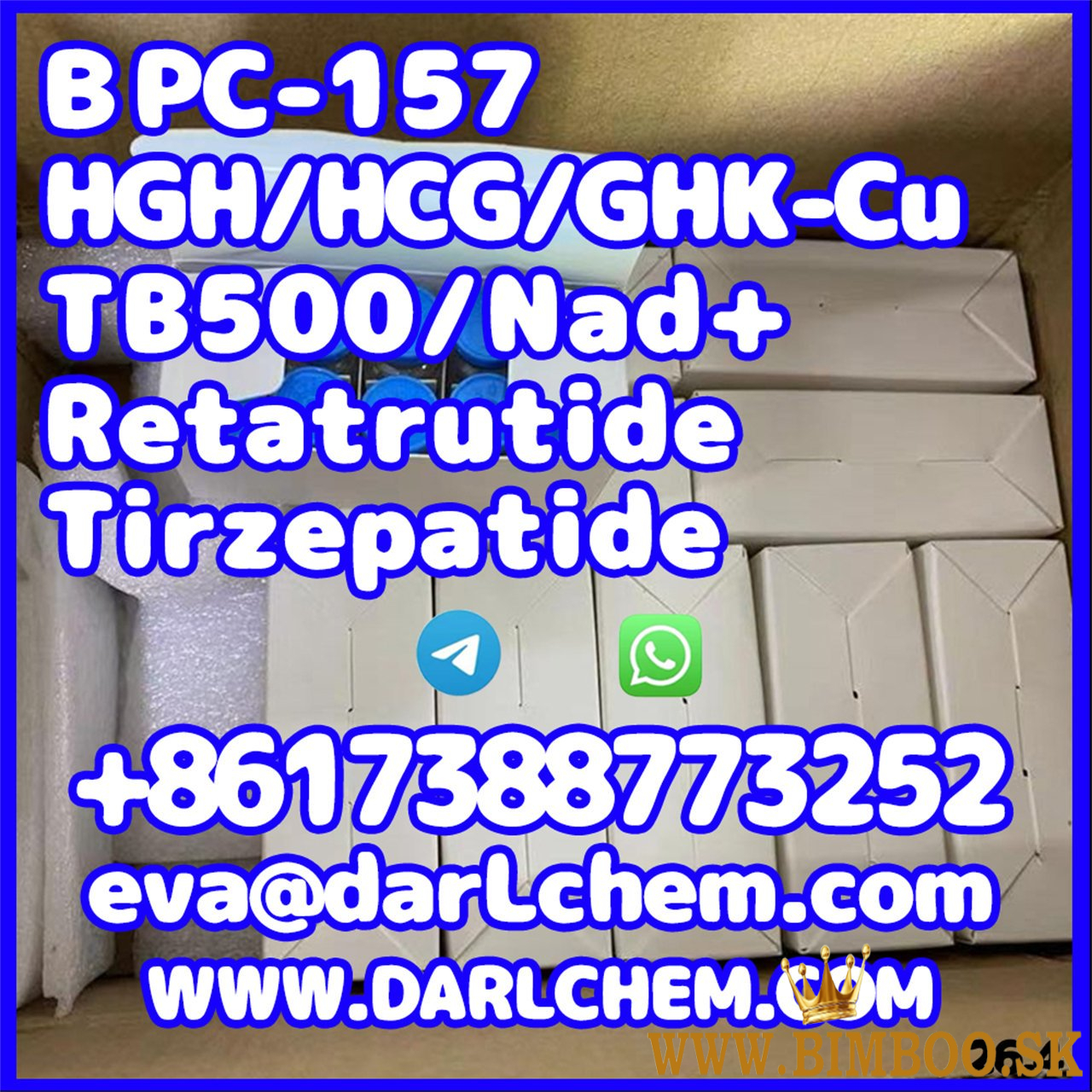 HGH 191AA BPC-157 TB-500 peptides Injections  Factory Direct