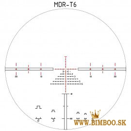 Schmidt Bender 1-8x24 PM II ShortDot Dual CC MDR-T6 ST LT MTC / ST LT ZC 0.1 mrad ccw Pantone 7504M 