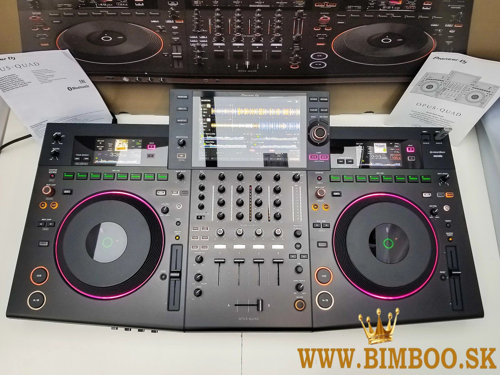 AlphaTheta Euphonia , Pioneer CDJ-3000, DJM-A9, Pioneer CDJ-2000NXS2,  DJM-900NXS2,  DJM-V10-LF 