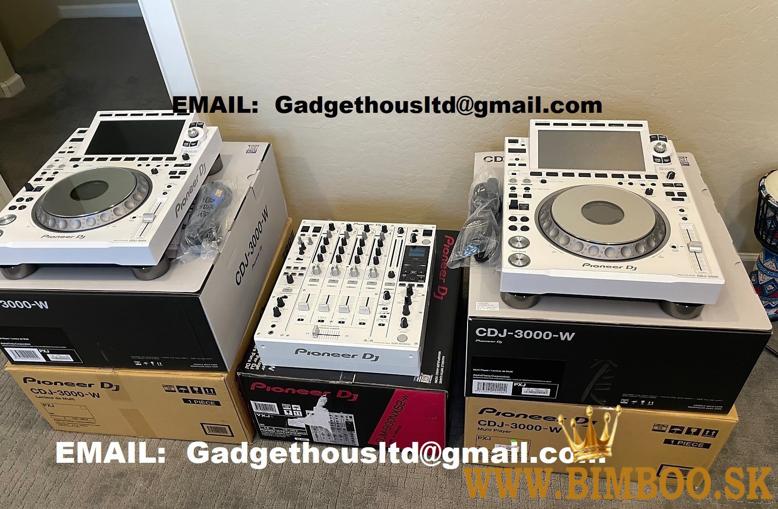 AlphaTheta Euphonia , Pioneer CDJ-3000, DJM-A9, Pioneer CDJ-2000NXS2,  DJM-900NXS2,  DJM-V10-LF 