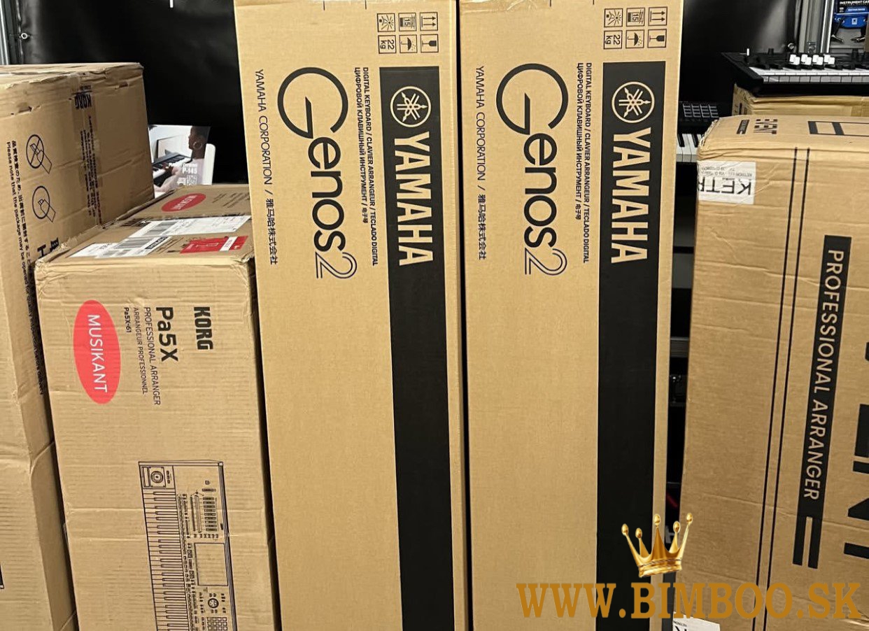 Yamaha Genos2 76 kláves XXL, Yamaha Genos XXL, Yamaha Tyros5, Yamaha MODX8+, Yamaha PSR-SX900/ PSR-A