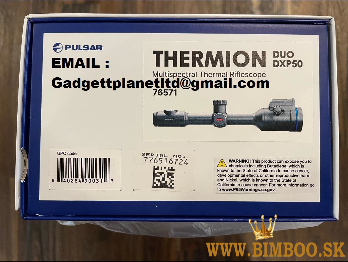 Pulsar Thermion Duo DXP50, THERMION 2 LRF XP50 PRO, Thermion 2 XP50 , PULSAR TRAIL 2 LRF XP50