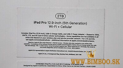 Apple iPad Pro 2TB 12.9inch (5th gen) Whatsapp : +1 319-561-3782