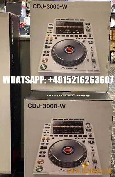 2x Pioneer DJ CDJ-3000-W + 1x DJM-900NXS2-W, Pioneer DJ DJM-V10-LF, Pioneer DJM-A9, Pioneer CDJ-Tour