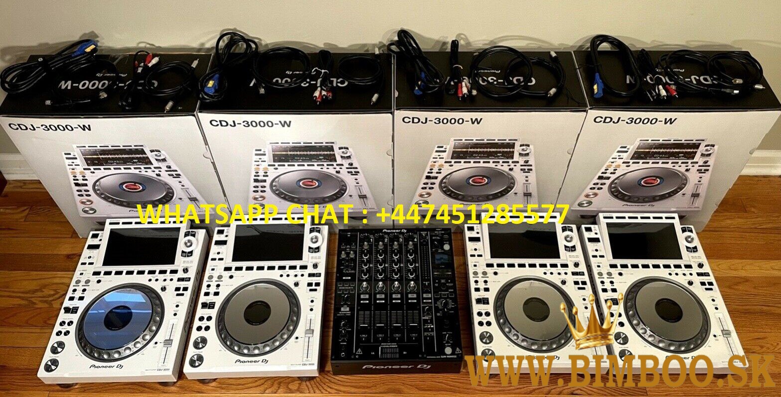 Pioneer CDJ-3000, Pioneer CDJ 2000NXS2, Pioneer DJM 900NXS2, Pioneer DJM-V10, Pioneer DJM-S11 Mixer