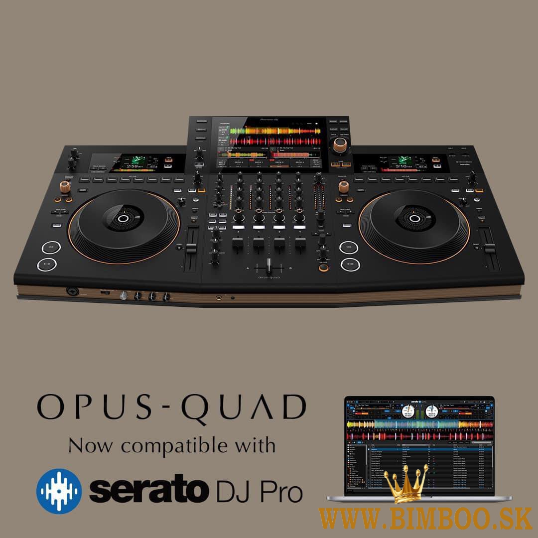 Nový AlphaTheta XDJ-AZ DJ systém, Pioneer OPUS-QUAD DJ systém, Denon DJ Prime 4+W, Pioneer XDJ-XZ-W,
