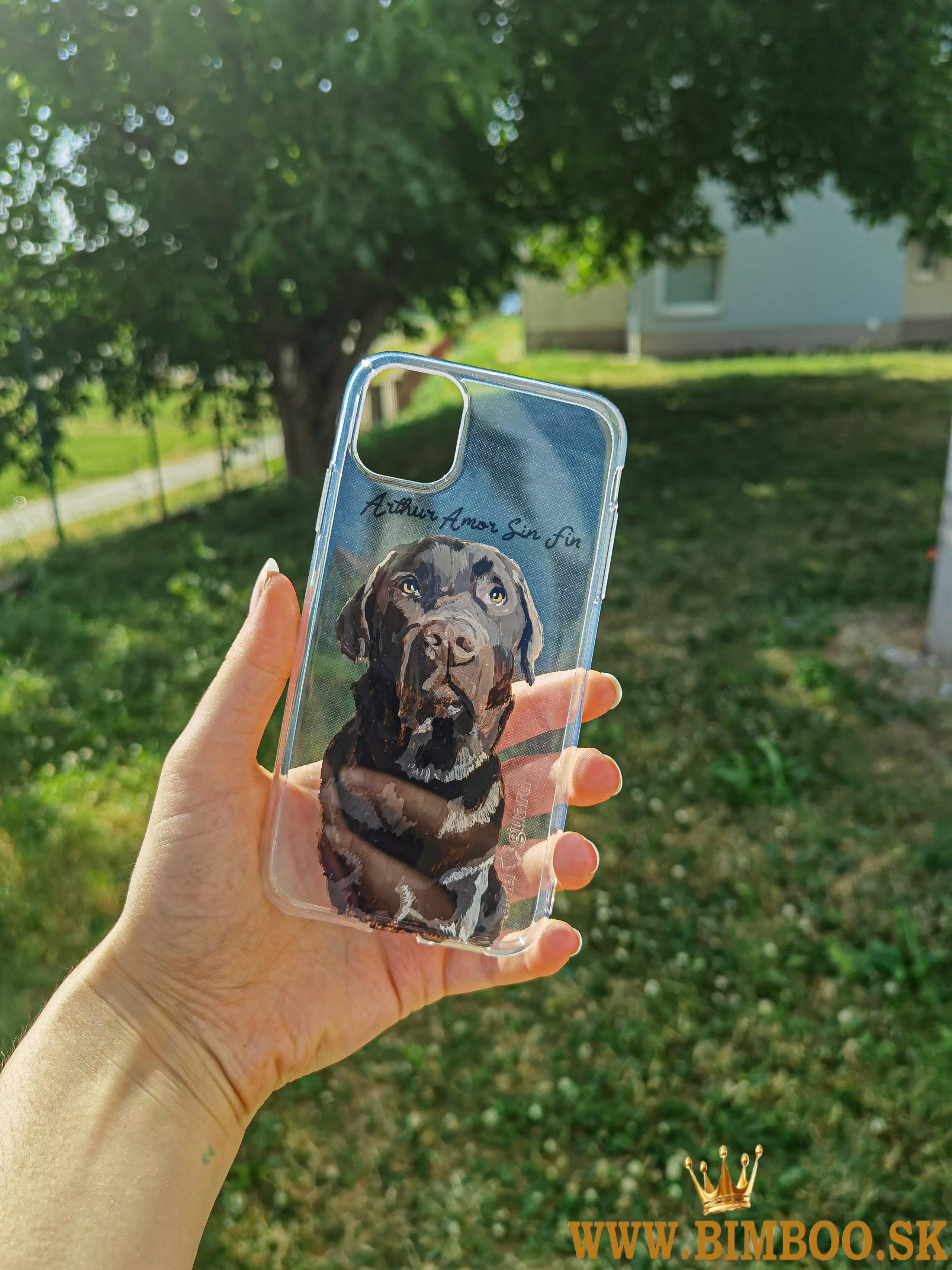 Ručne maľovaný kryt s vaším miláčikom 