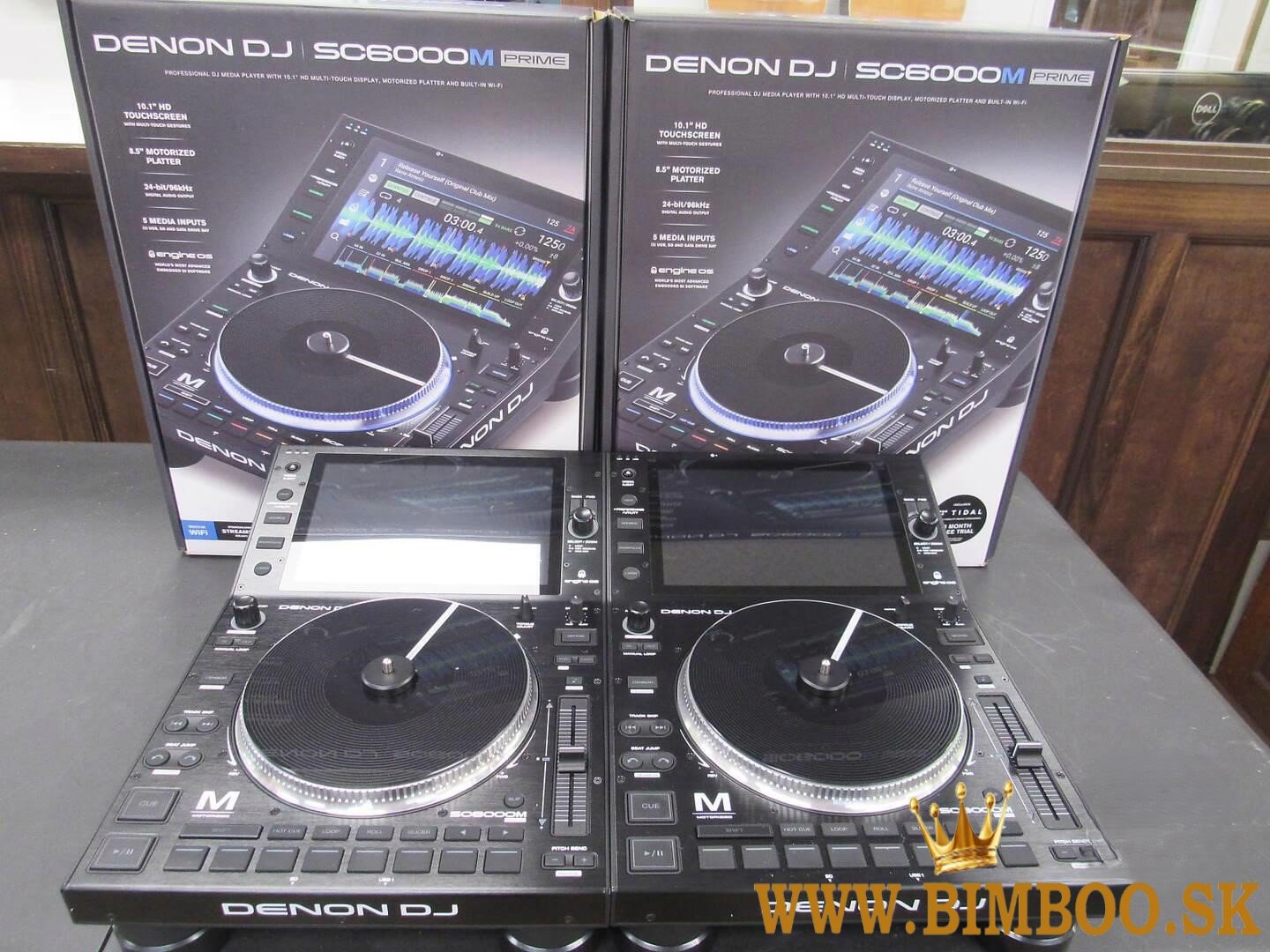 PLAYdifferently MODEL 1, Allen & Heath XONE 96 DJ mixážní pult, Denon DJ X1800 Prime, Denon SC6000M