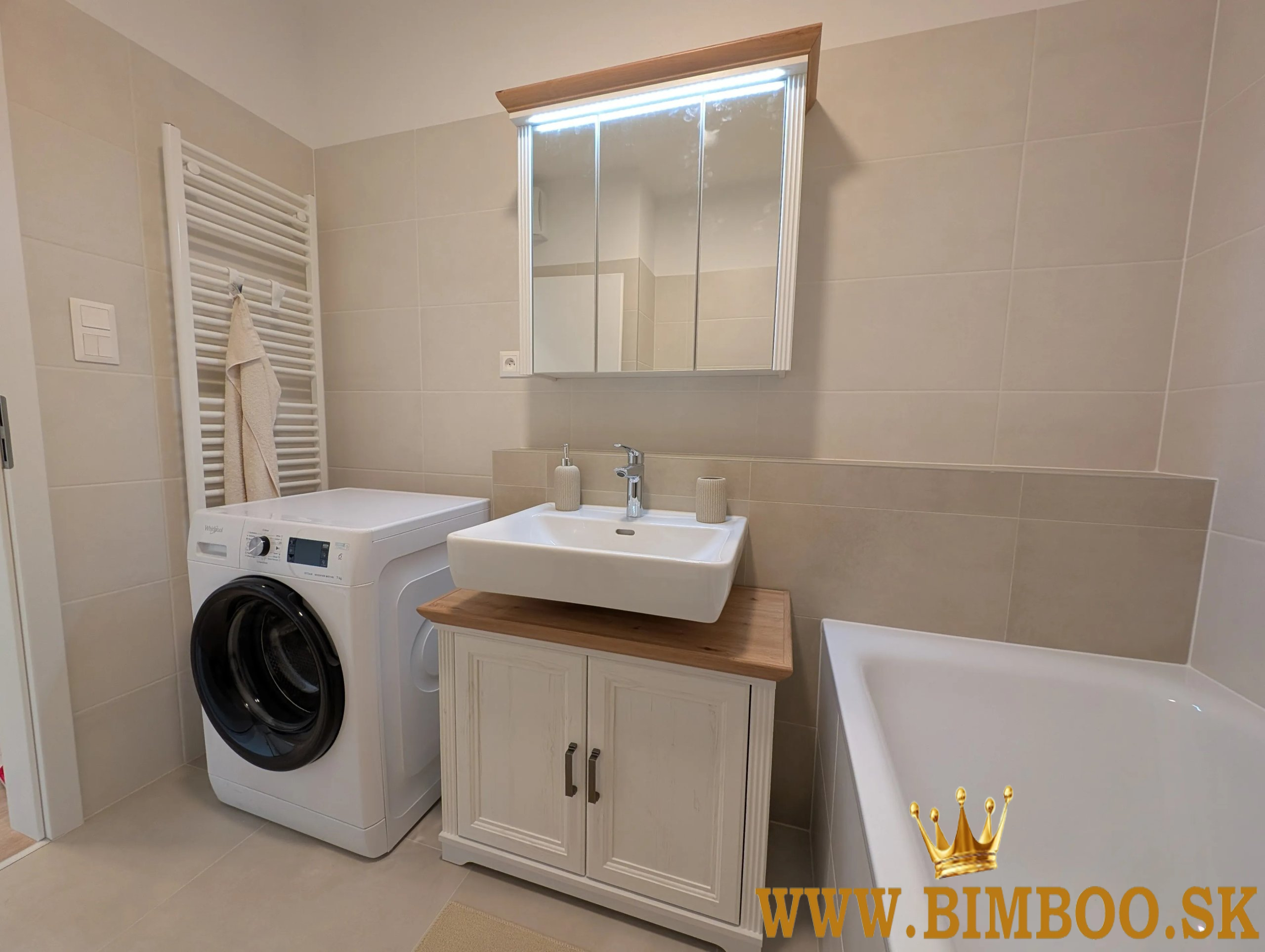  Nový klimatizovaný 2-izbový byt s balkónom – projekt NUPPU