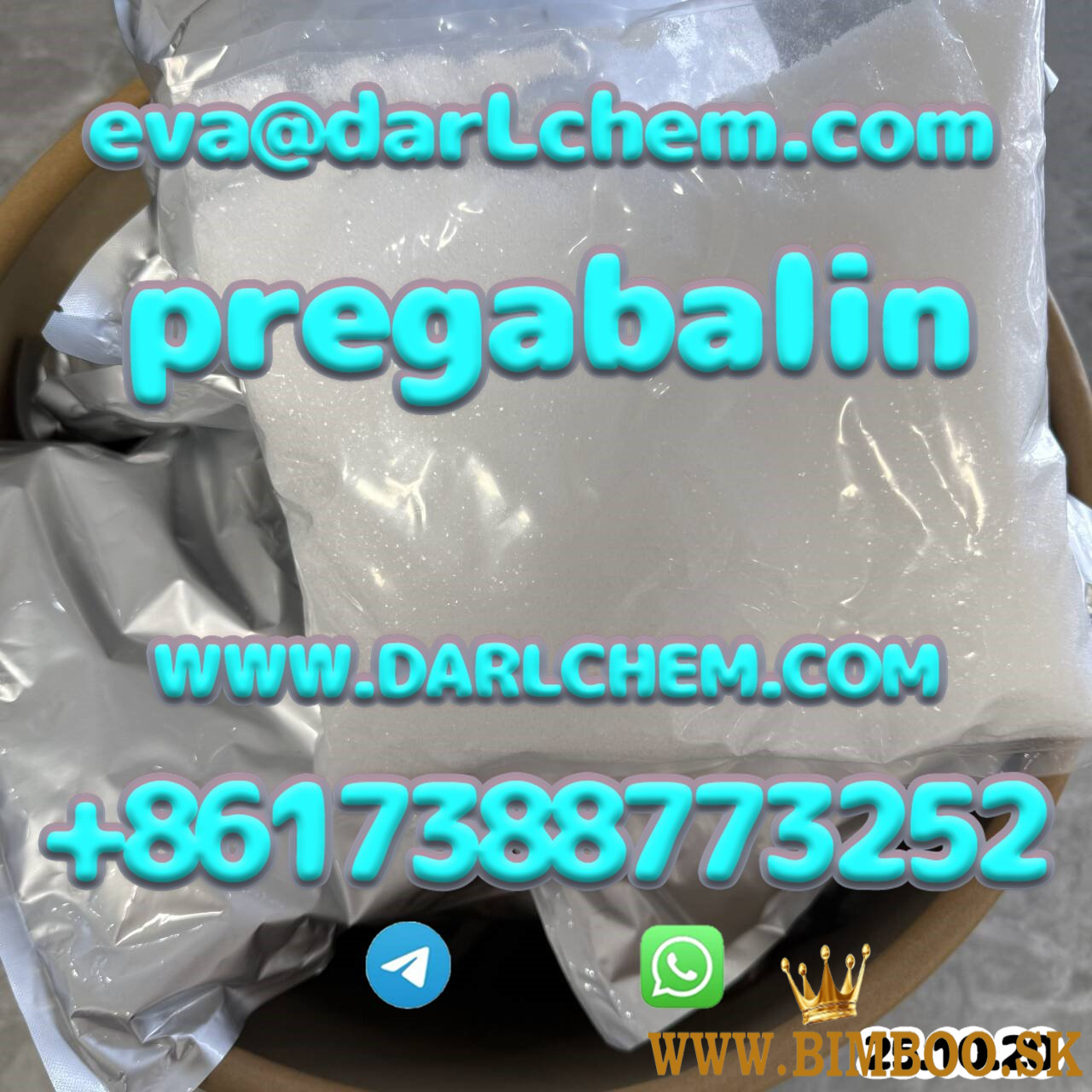 Purity pregabalin crystals powder 
