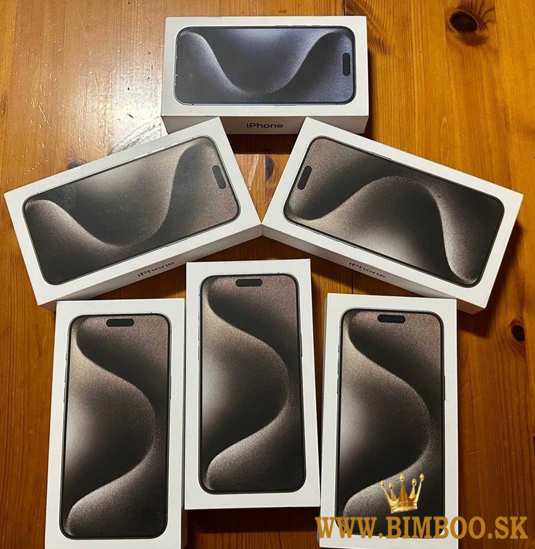 Apple iPhone 15 Pro 128GB = 600 EUR , iPhone 15 Pro Max 256GB = 650 EUR, iPhone 15 128GB = 450 EUR