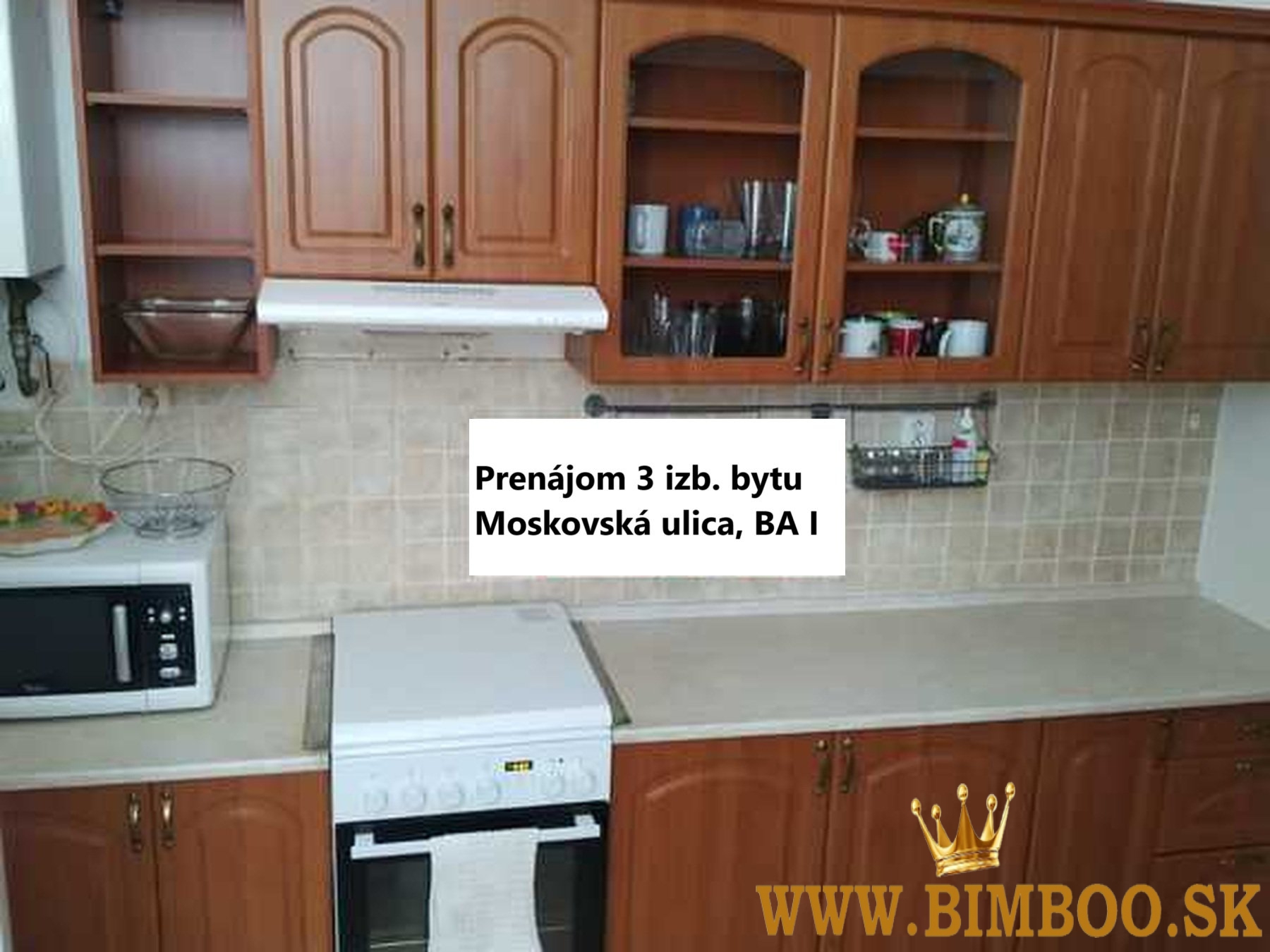 Prenájom 2 izbového bytu na Gorkého ulici v BA I, Staré mesto. Byt je 50m od Hviezdoslavové námestie