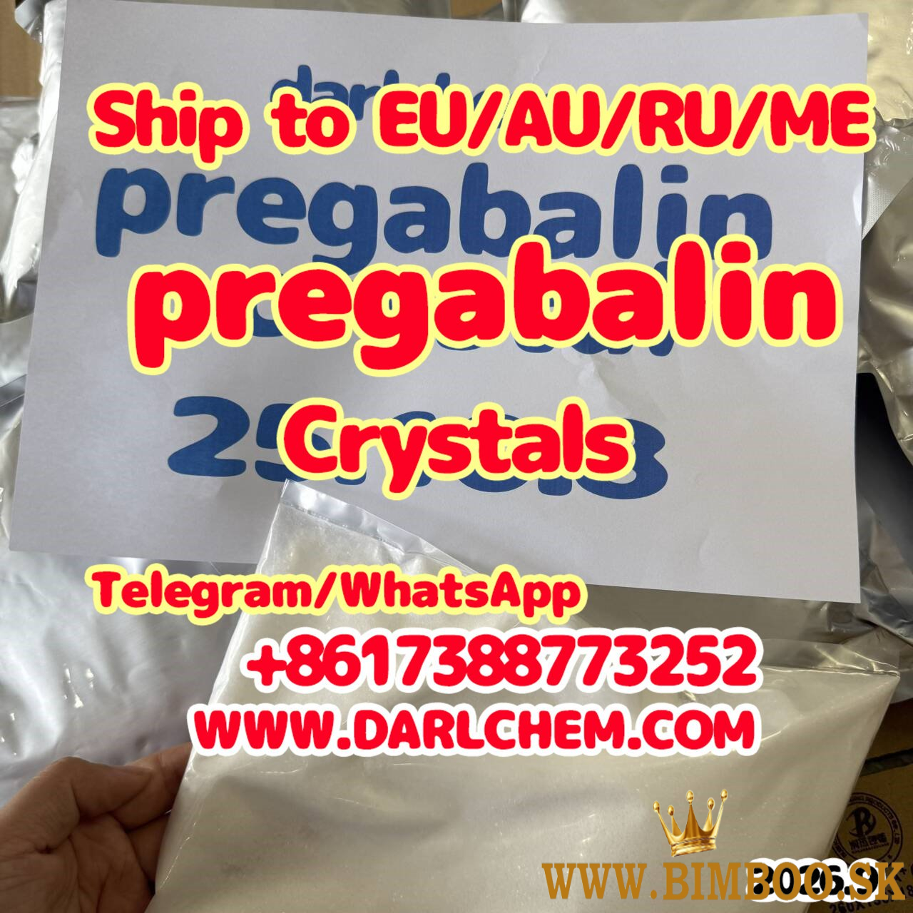 darl of pregabalin crystals powder Capsule