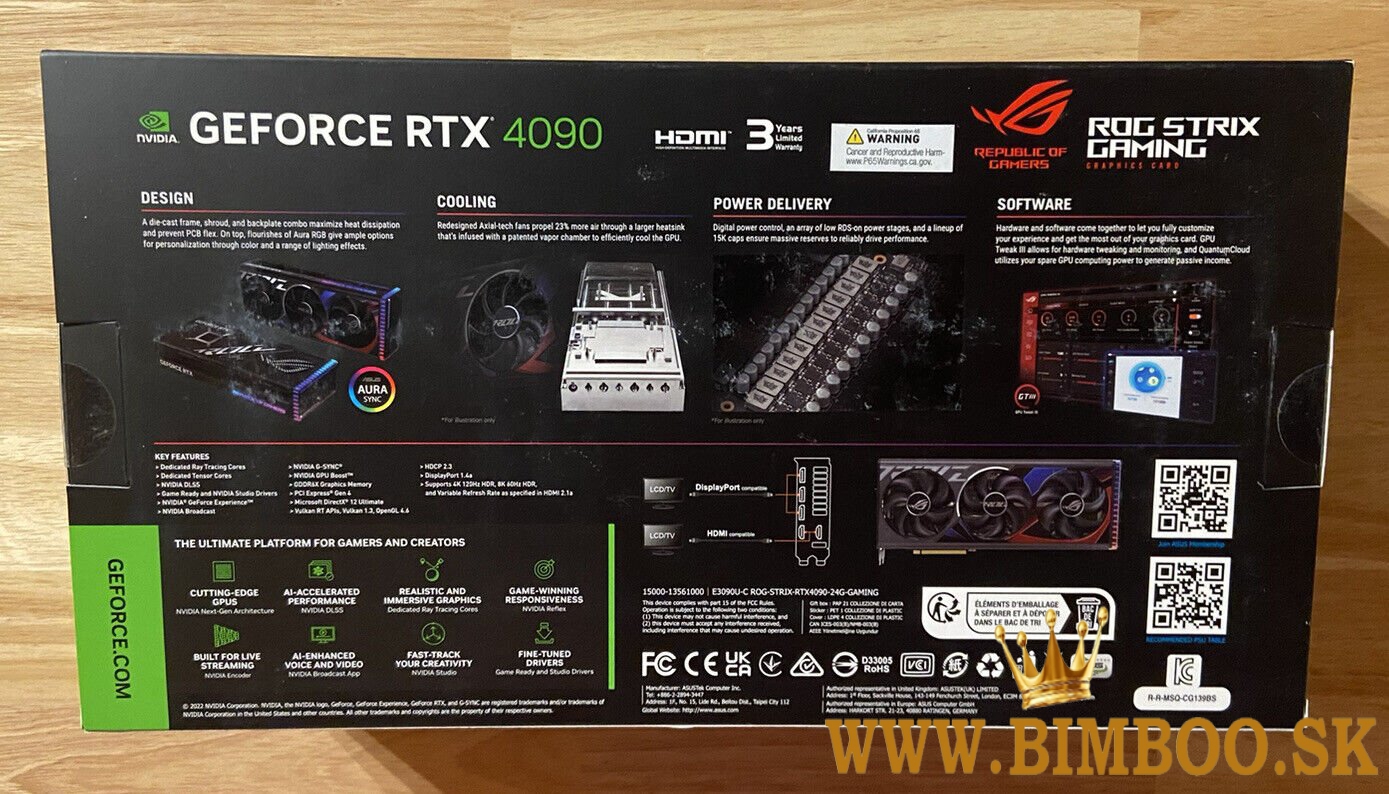 GEFORCE RTX 4090, RTX 4080, RTX 4070 Ti, RTX 4070, RTX 4060 Ti