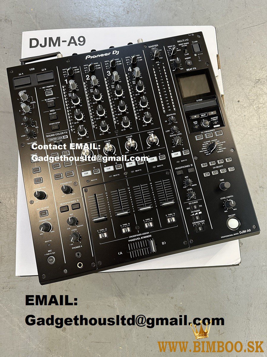 AlphaTheta Euphonia , Pioneer CDJ-3000, DJM-A9, Pioneer CDJ-2000NXS2,  DJM-900NXS2,  DJM-V10-LF 