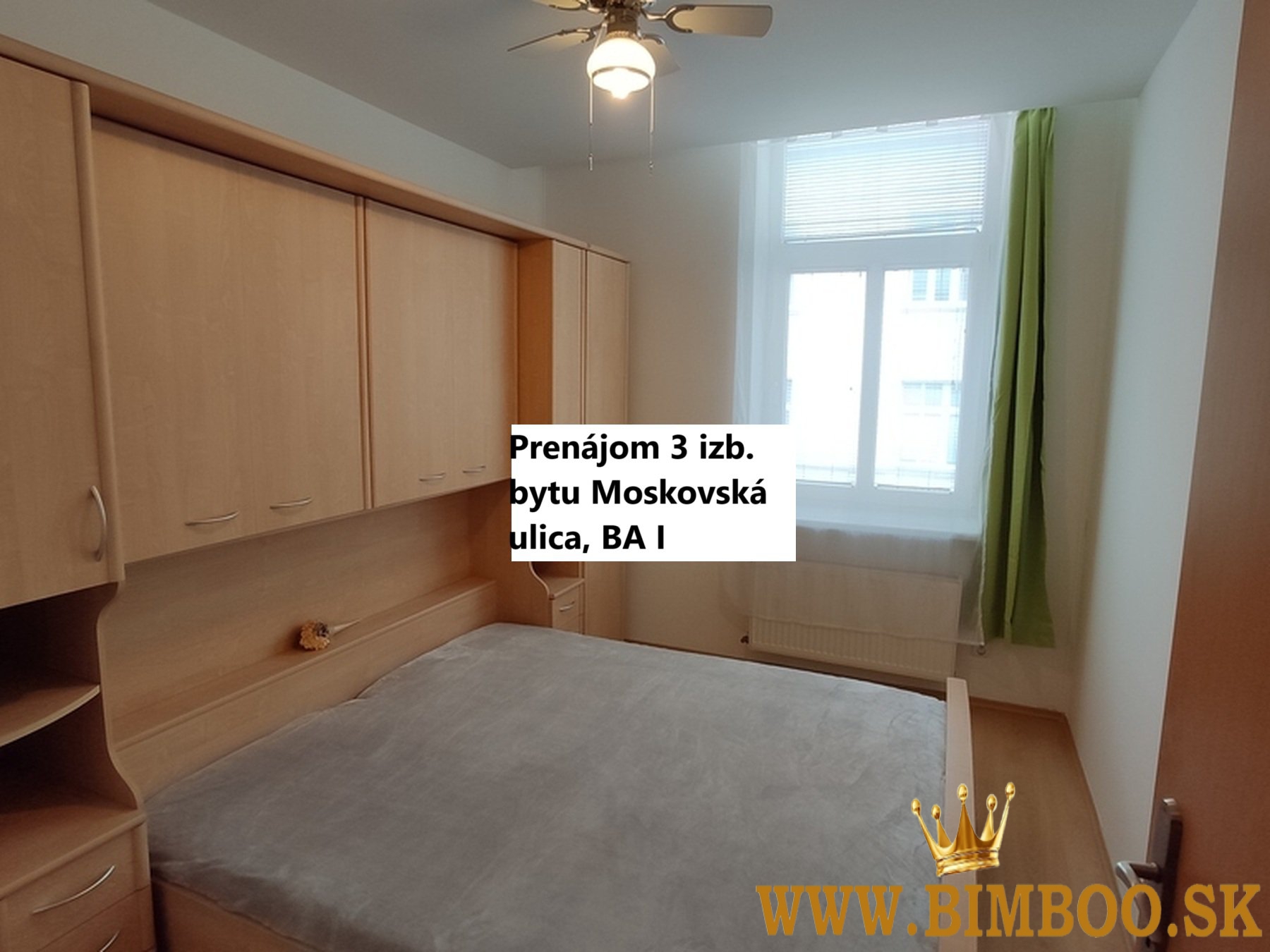 Prenájom 2 izbového bytu na Gorkého ulici v BA I, Staré mesto. Byt je 50m od Hviezdoslavové námestie