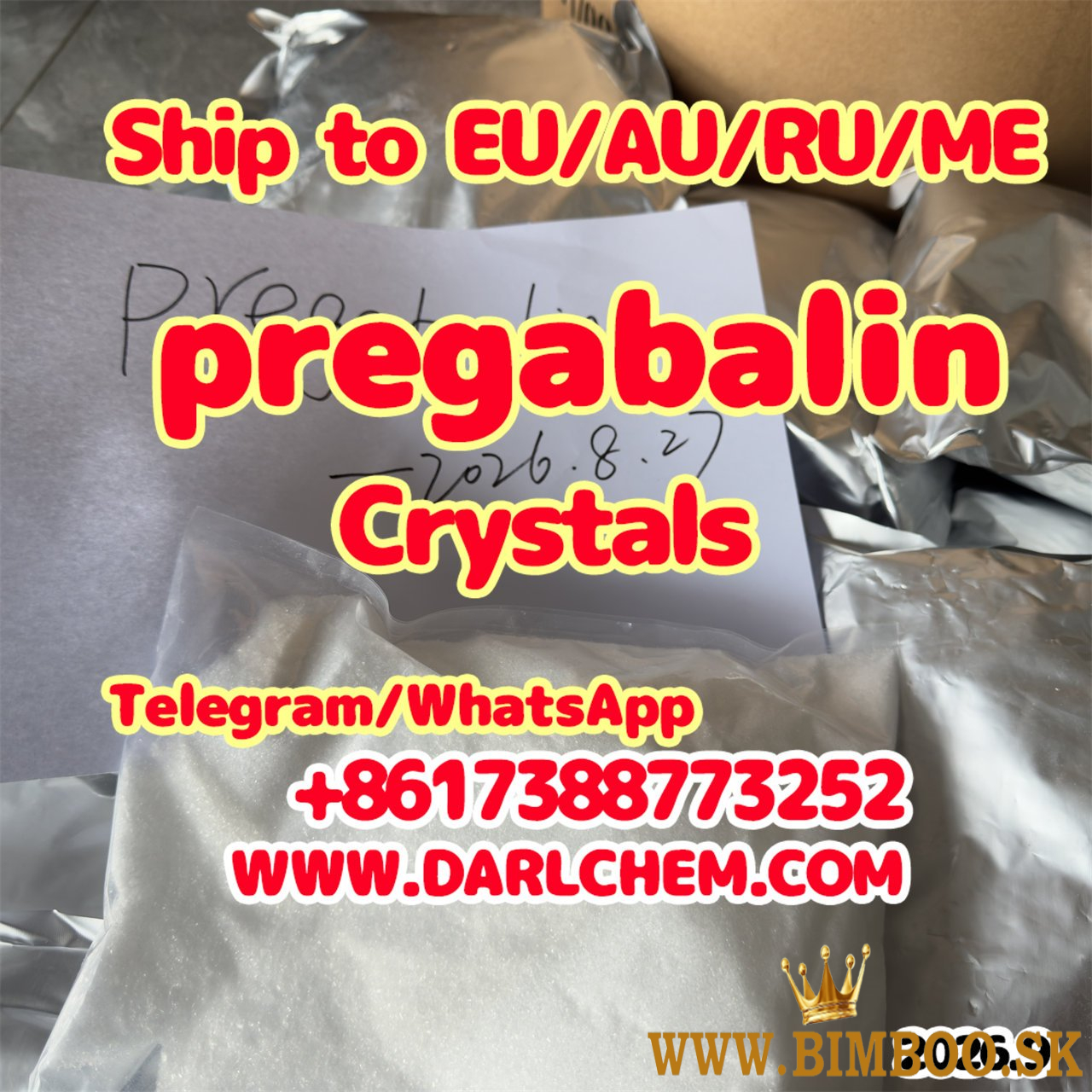 Factory Price prega--balin Salt 