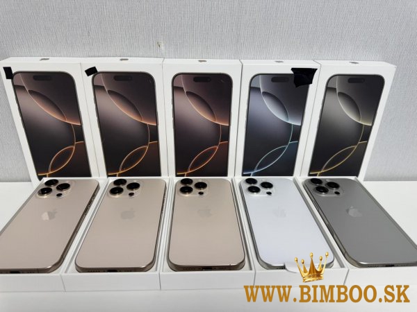 Apple iPhone 16 Pro 128GB = 550 EUR , iPhone 16 Pro Max 256GB = 650 EUR, iPhone 16 128GB = 420 EUR