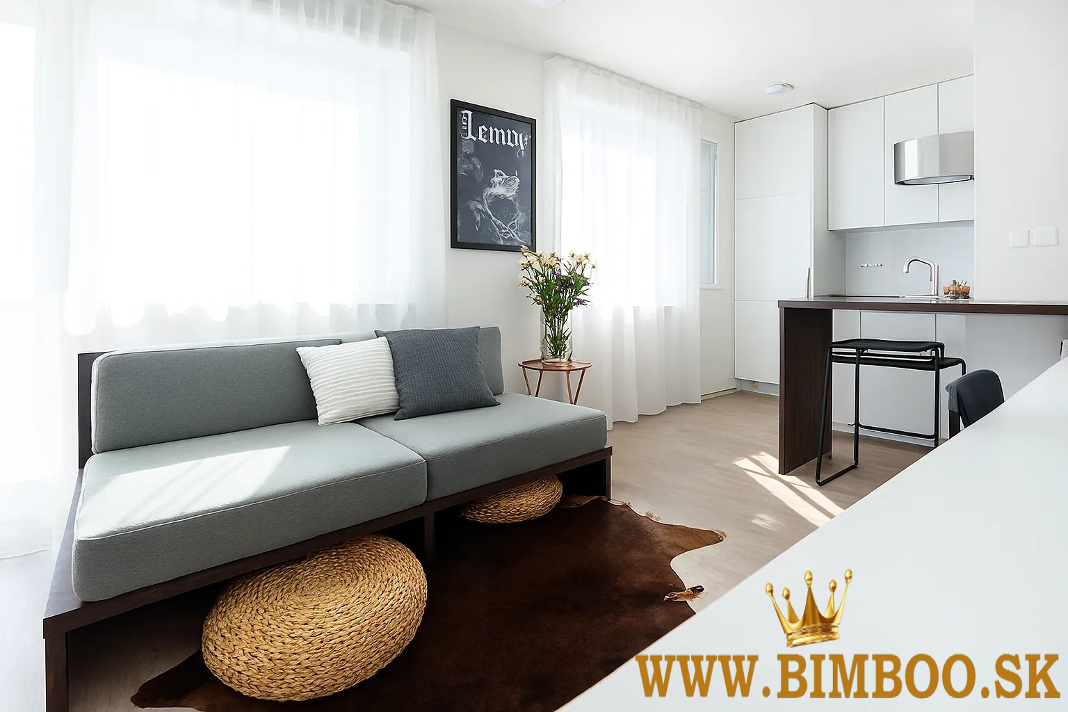  Kompletne zariadený 1-izbový byt – Jurská, Bratislava