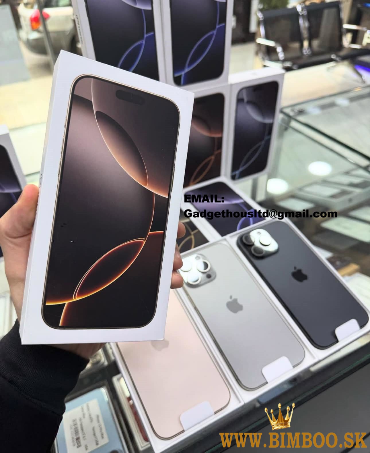 Apple iPhone 16 Pro Max, iPhone 16 Pro, iPhone 16, iPhone 16 Plus, Samsung S25 Ultra, Sony PS5 Pro