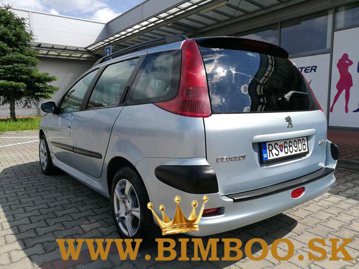 PEUGEOT 206 SW COMBI 1.4 HDI/SPOTREBA /3,8/MAX 4,4 NA 100 KM