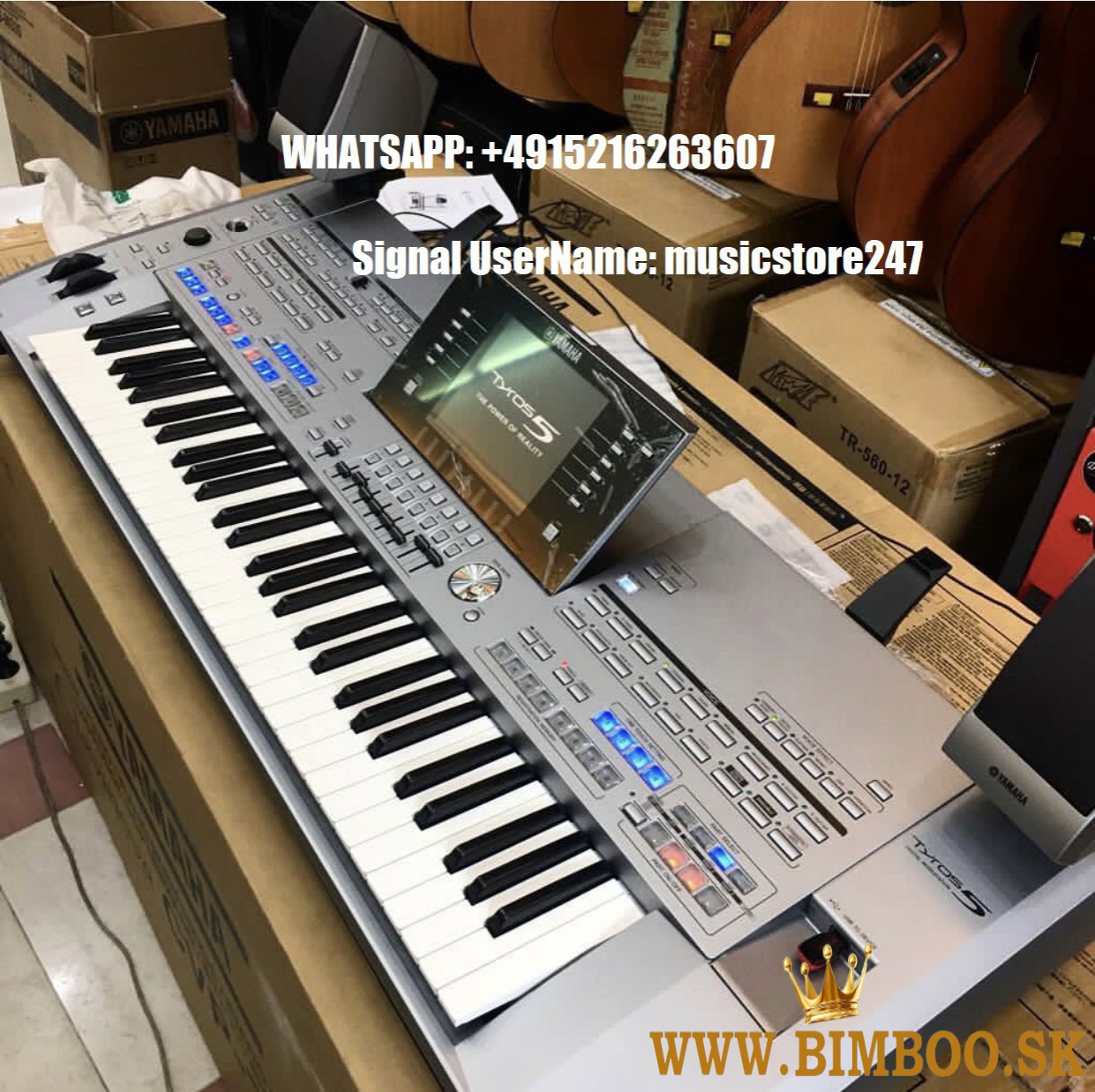 Yamaha Genos2 76 kláves XXL, Yamaha Genos XXL, Yamaha Tyros5, Yamaha MODX8+, Yamaha PSR-SX900/ PSR-A