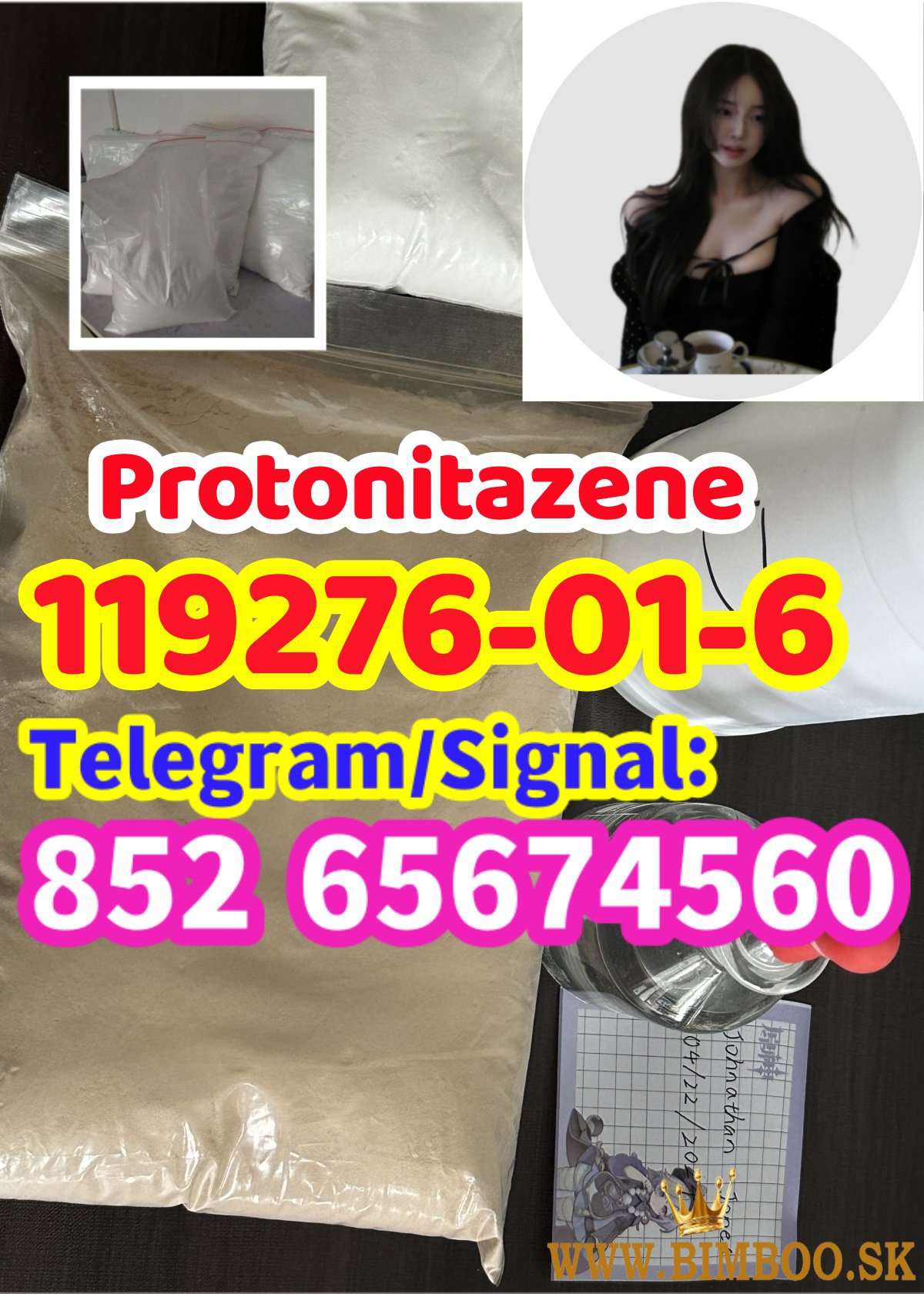  Predám CAS 119276-01-6 Protonitazene (hy 