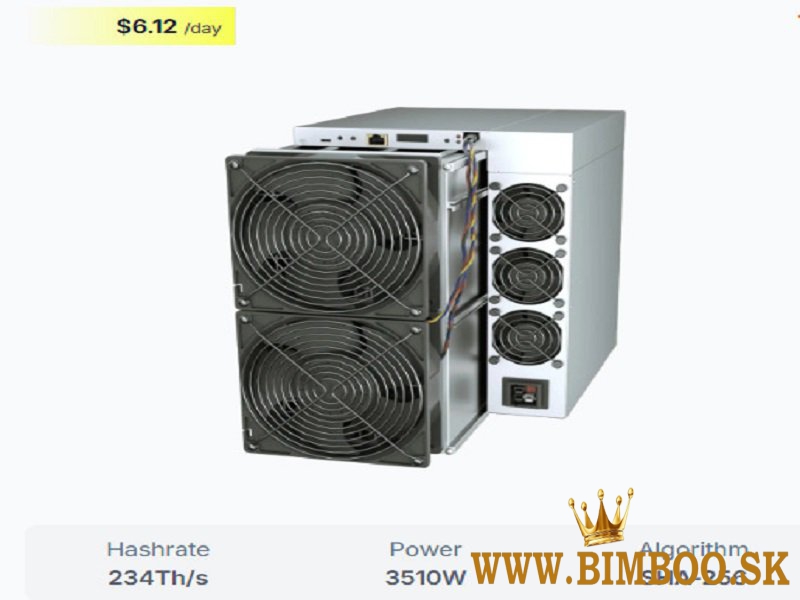 Bitmain Antminer S21 Pro 234Th SHA256 BTC Asic Miner $500USD