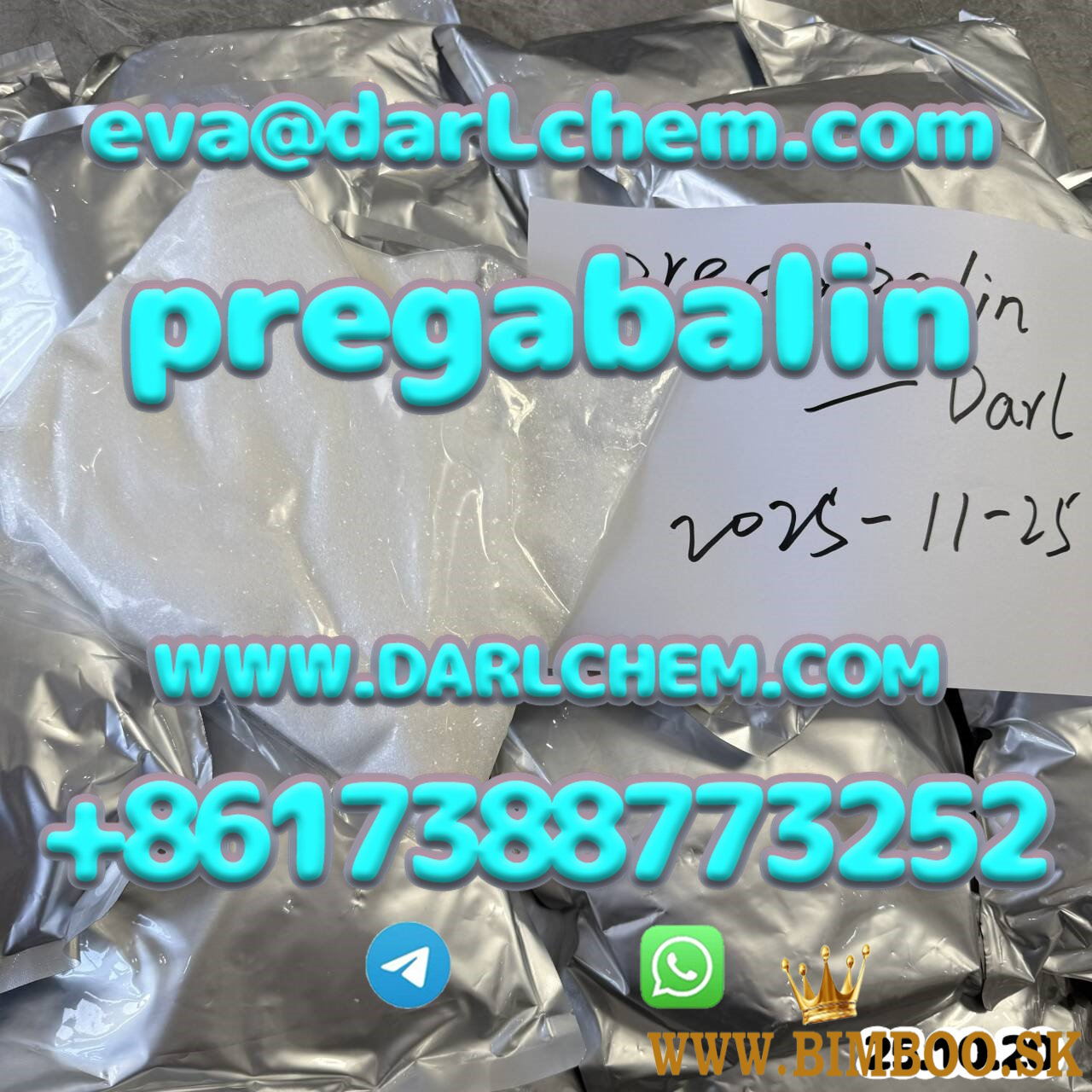 Purity pregabalin crystals powder 