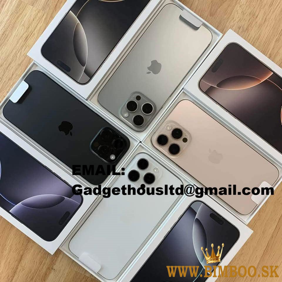 Apple iPhone 16 Pro = 550EUR, iPhone 16 Pro Max = 650EUR, iPhone 16 = 420EUR, iPhone 16 Plus 450EUR