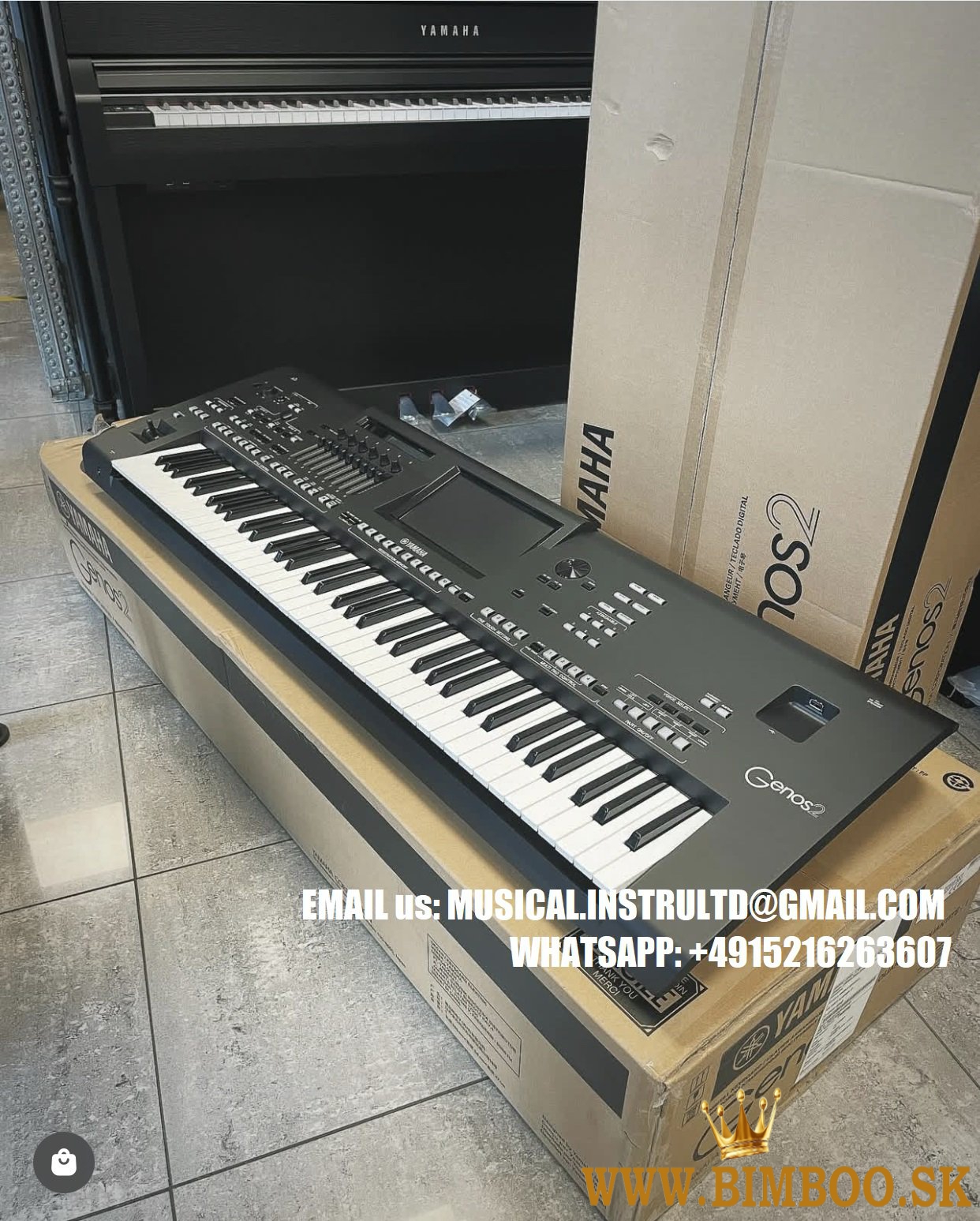 Nové Yamaha Genos2 XXL / Yamaha Genos XXL /Tyros5, Motif XF8, Yamaha MODX8+, Yamaha PSR-SX900/ PSR-A