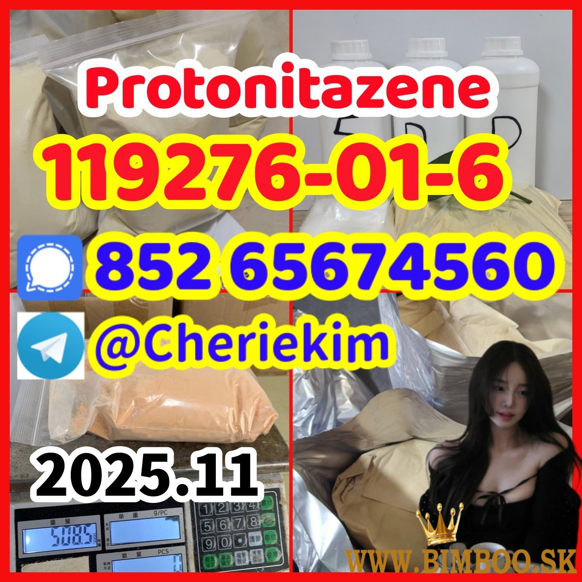  Predám CAS 119276-01-6 Protonitazene (hy 