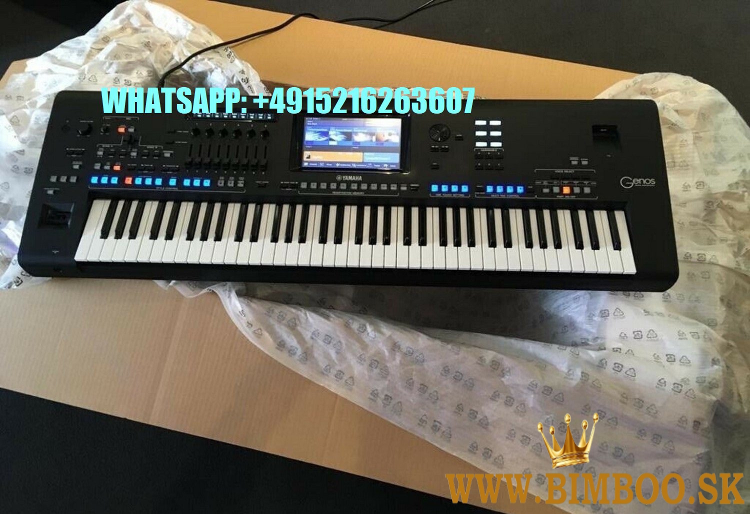 Yamaha Genos2 76 kláves XXL, Yamaha Genos XXL, Yamaha Tyros5, Yamaha MODX8+, Yamaha PSR-SX900/ PSR-A