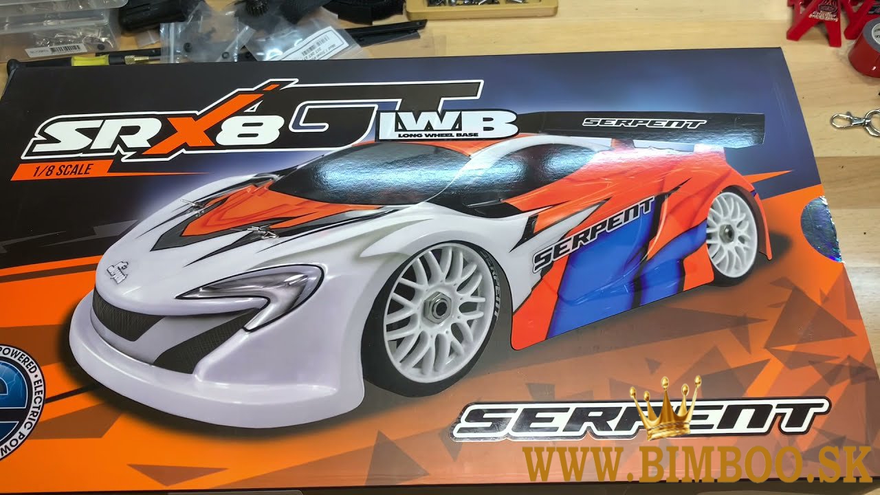 Serpent Cobra SRX8 GT TQ 1/8 Nitro On-Road Sedan Kit - REALWORLDHOBBY