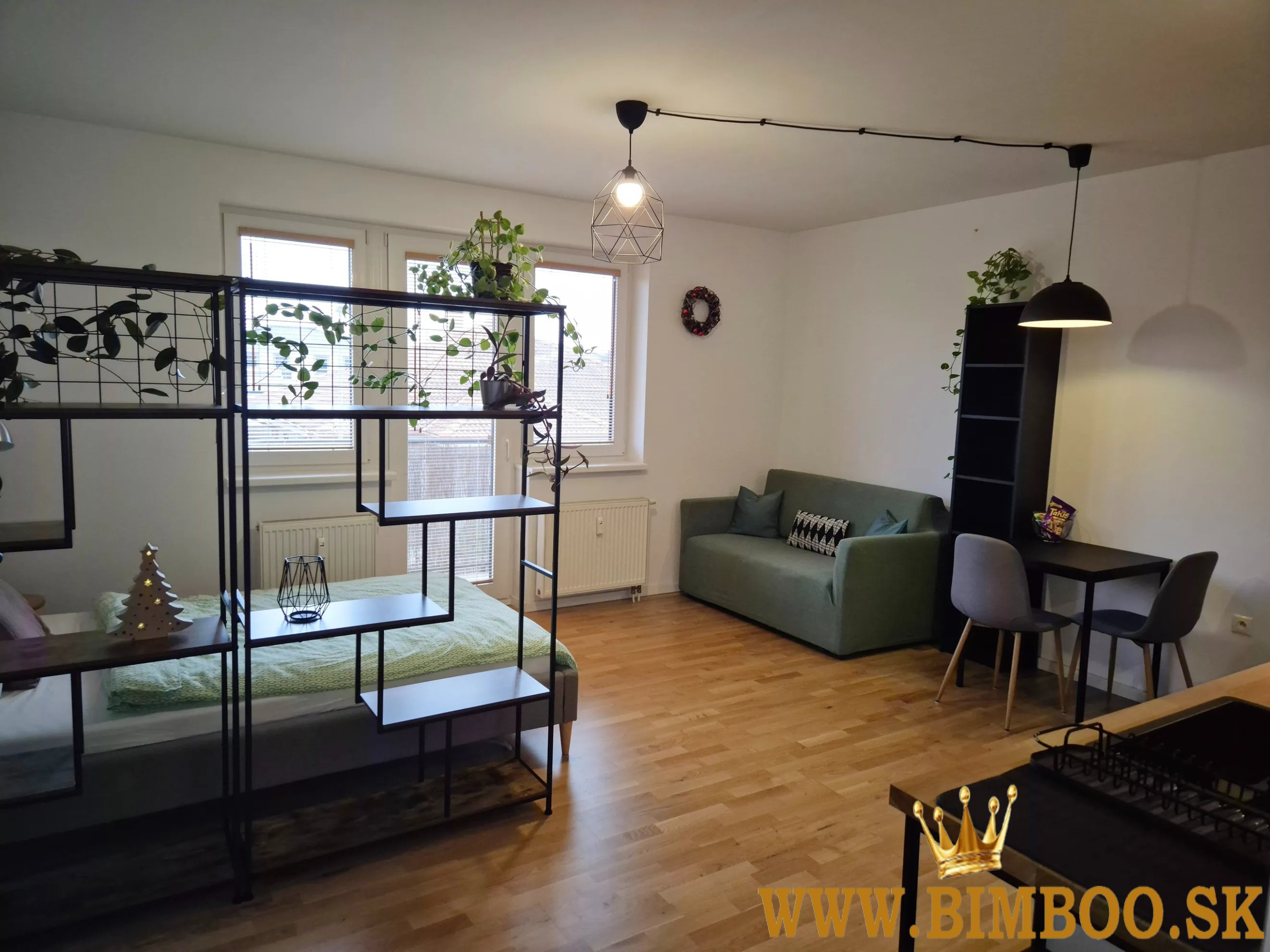  Moderná garsónka s balkónom a spoločnou záhradou | Perličková,