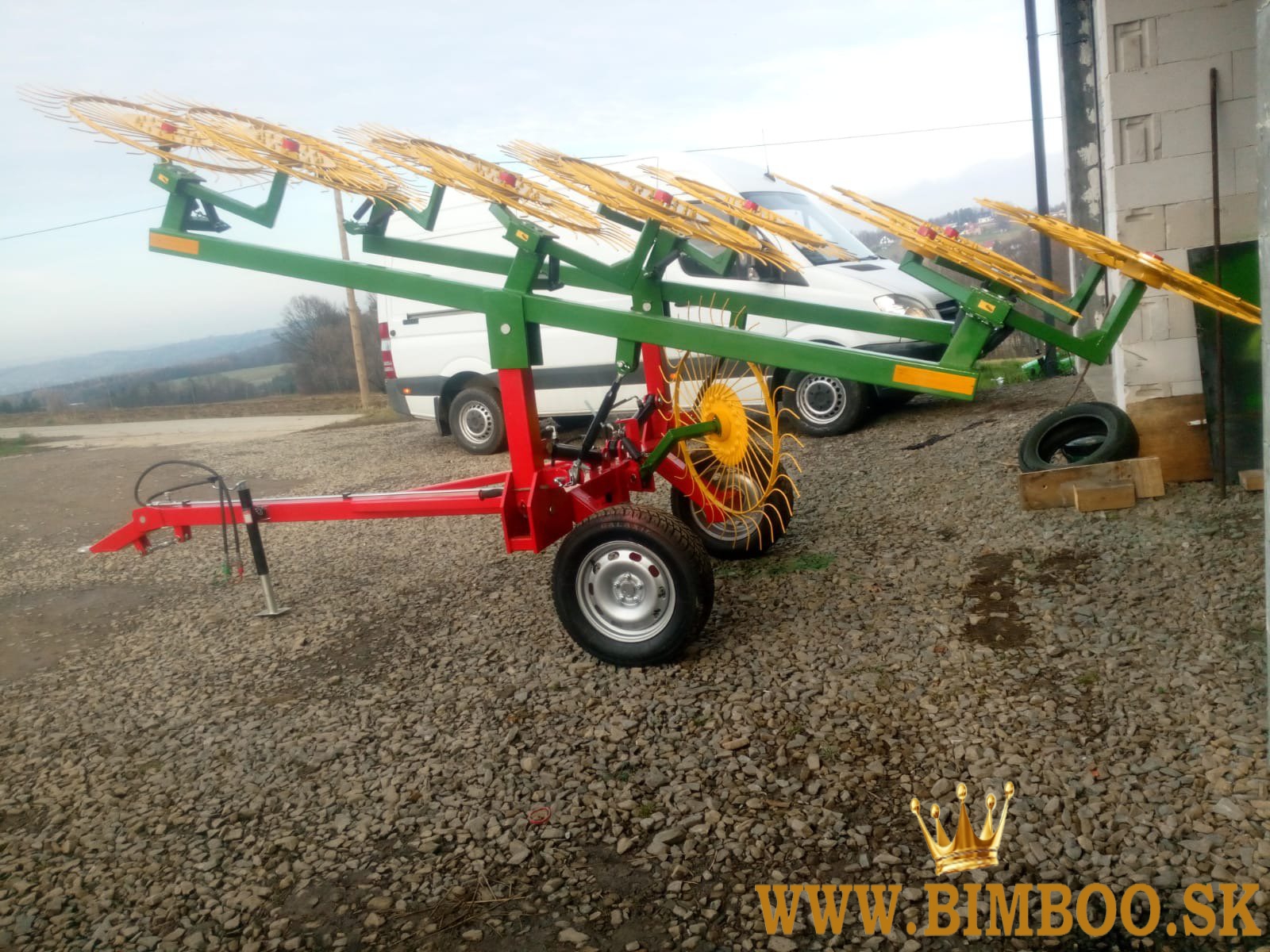 V-rake 7m hrable