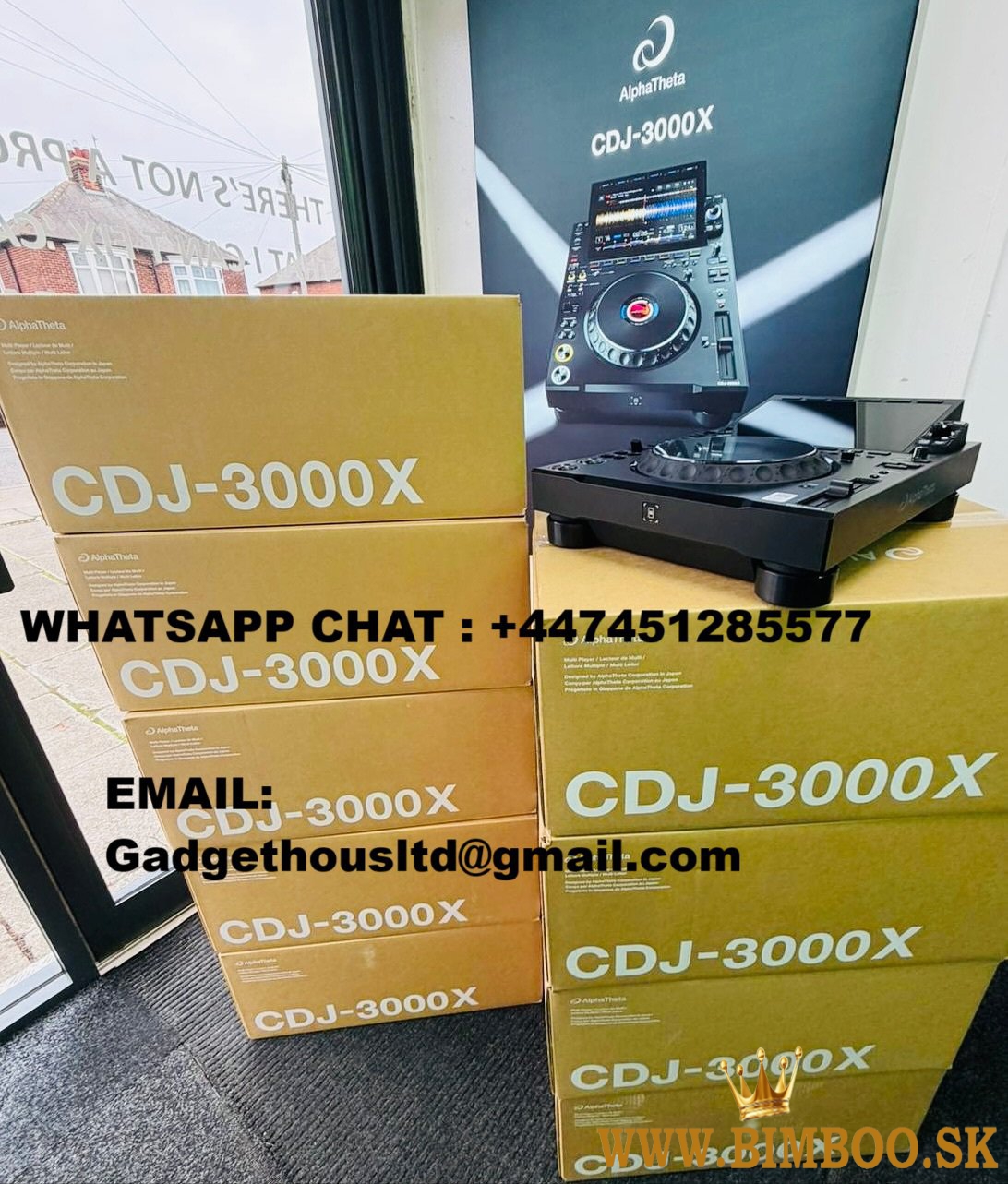 AlphaTheta XDJ-AZ, AlphaTheta OMNIS-DUO, AlphaTheta DDJ-GRV6, Pioneer XDJ-RX3,  XDJ-XZ,  OPUS-QUAD