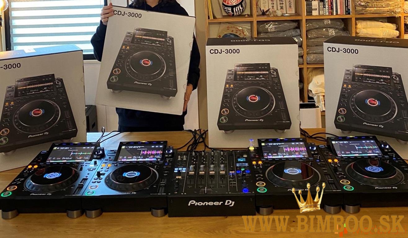 Pioneer CDJ-3000, Pioneer DJM-A9, Pioneer CDJ-2000NXS2,  DJM-900NXS2, Pioneer DJM-V10-LF , DJM-S11