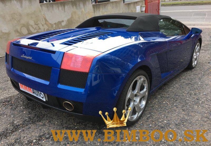 lamborghini gallardo spyder stav nového vozu po servisu