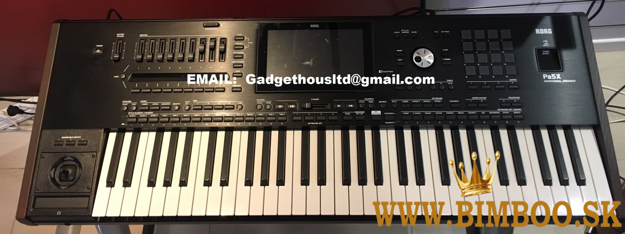 Yamaha Genos 76-Key ,Yamaha PSR-SX900, Korg Pa5X, Korg Pa4X, Korg PA-1000, Yamaha Montage 8