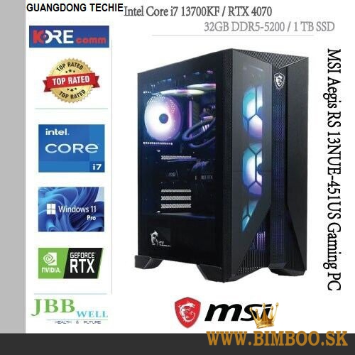 F/S: MSI Aegis RS Aegis RS 450US Intel Corei7 13th Gaming Desktop