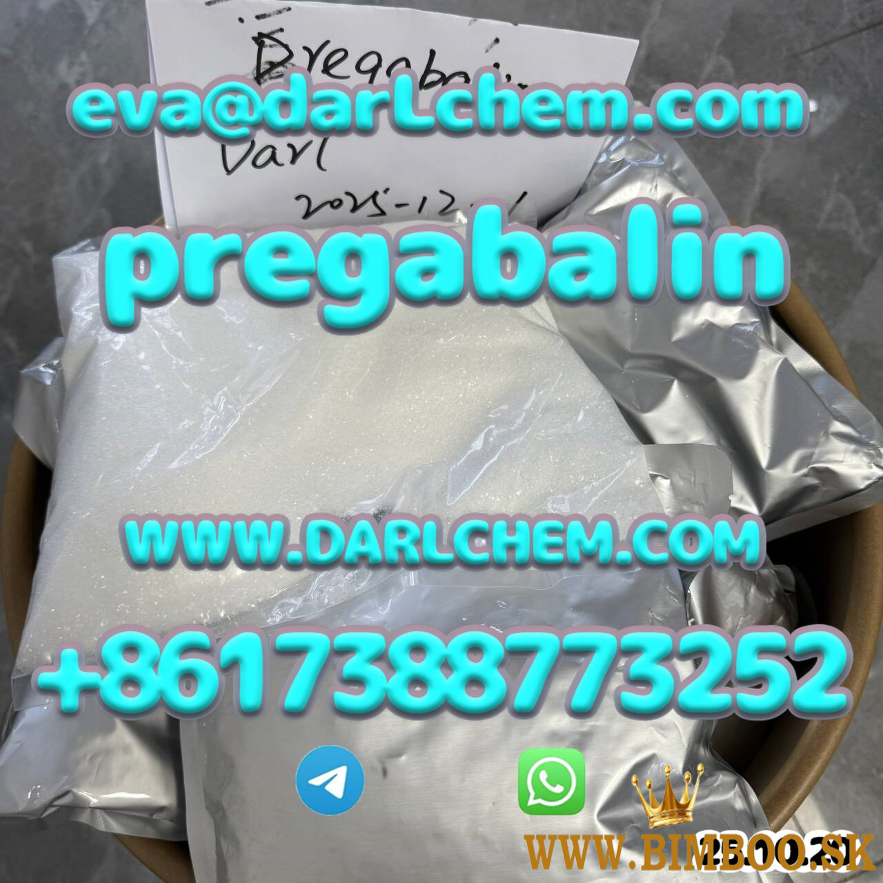 Purity pregabalin crystals powder 