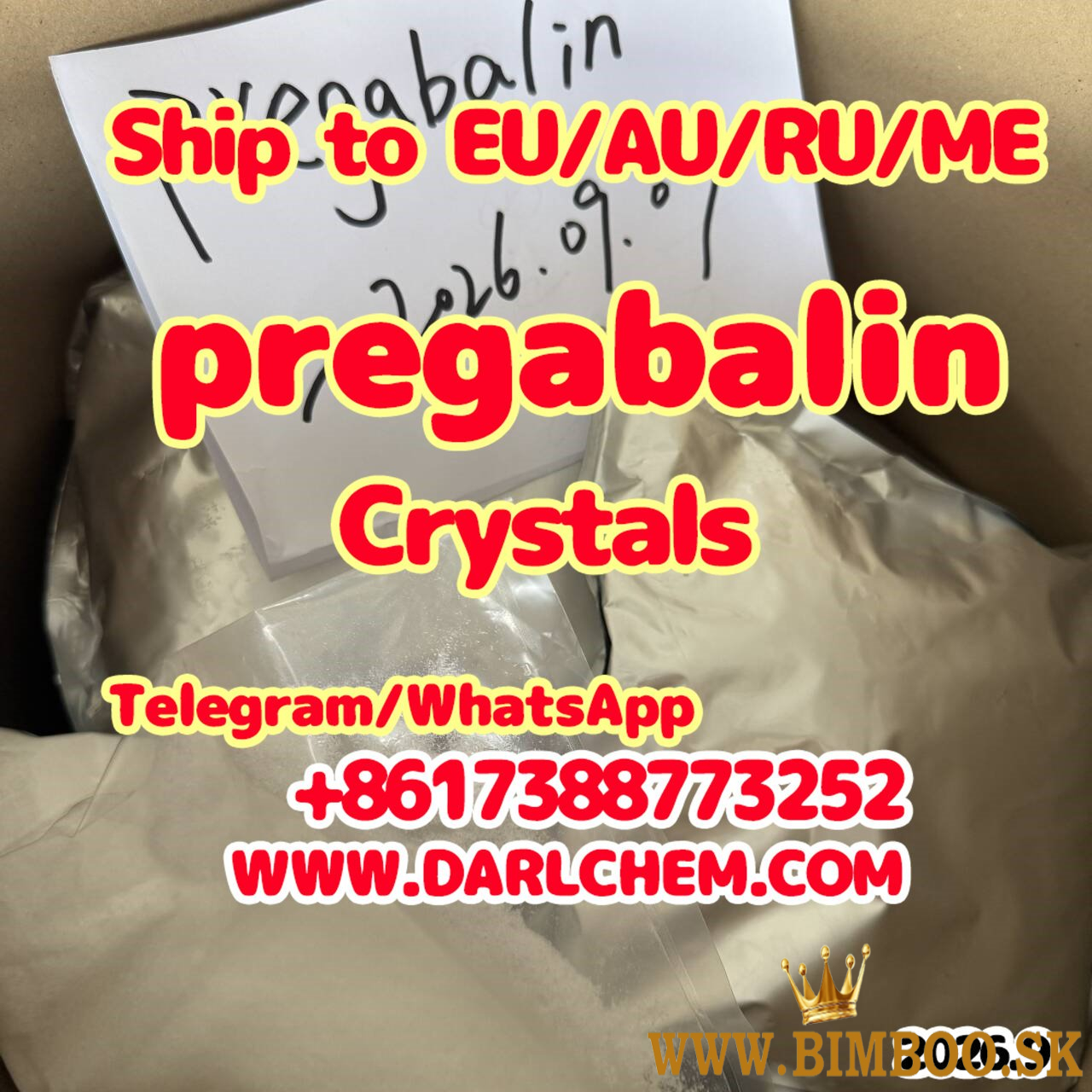 Factory Price prega--balin Salt 
