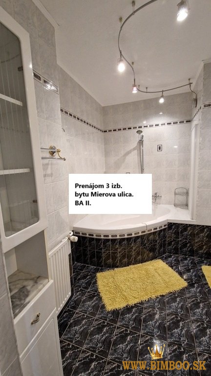 Prenájom 3-izbový 68 m2, tehlový byt na Mierovej ulici 