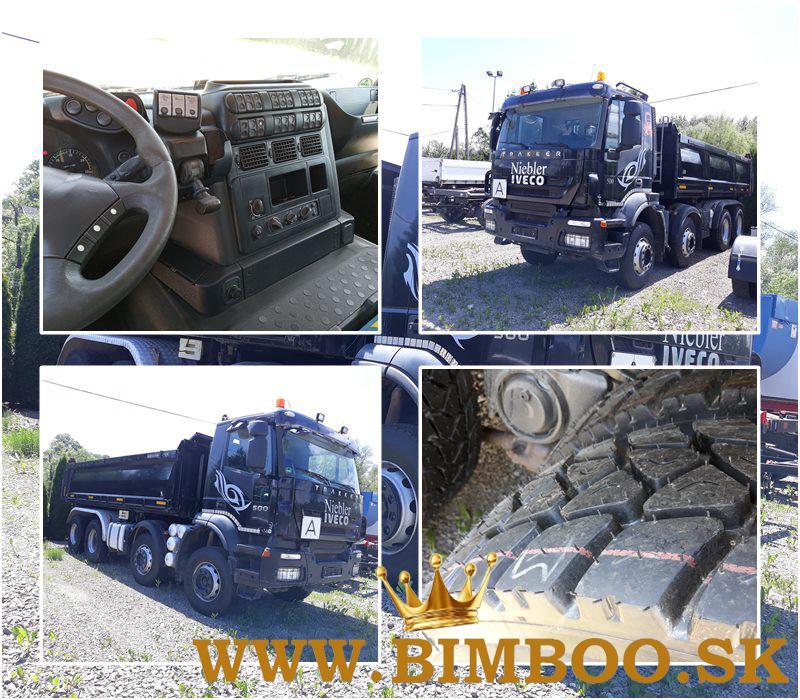 Vyklápac IVECO 410EH 8x4 500 PS 2008 bordmatic Meiller