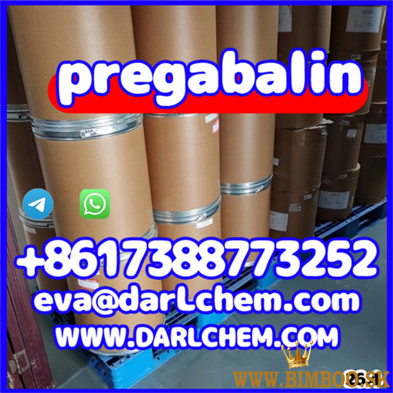 Bulk STOCK 99% Pregabalin powder Factory Supply  USP/EP standard with wholesale price