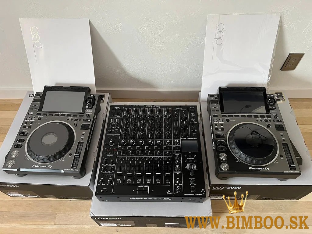 AlphaTheta CDJ-3000X, AlphaTheta Euphonia, Pioneer CDJ-3000, Pioneer DJ DJM-A9,Pioneer DJ DJM-V10